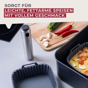 Spray pentru ulei Fackelmann 100ml, inox, pentru Airfryer, usor de curatat - Img 6