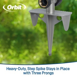 Sprinkler de gradina Orbit 56946, cu cap din alama, raza de 30 m - Img 5