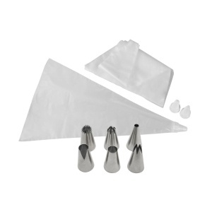 Spritzbeutel Zenker 9918250, 32 cm, 6 tulle din otel inoxidabil, 3 tulle din plastic