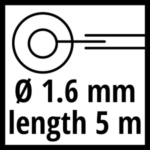 Spulber pentru Rasentrimmer Einhell GE-CT 1830 Li, Nylon 5m, 1.6mm - Img 2