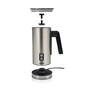 Spumator de lapte Tristar MK-2277, 150 ml spuma, 300 ml lapte incalzit, 550W, inox - Img 6