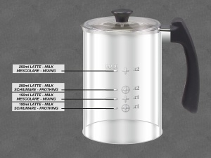 Spumator lapte Beper BB.200, 650W, 500ml, temperaturi ajustabile, negruargintiu - Img 4