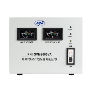 Stabilizator de tensiune PNI SVM2000VA, 1600W, 7.2A, 230V