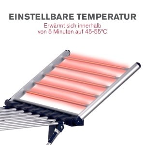 Stand Trocere Beheizabil Dirt Devil DD6003, 12 m, 230W, Aluminiu - Img 7