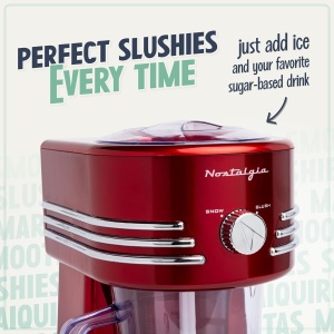 Statie de Bauturi NOSTALGIA 1,2L, pentru Slush-Drinks si Margaritas, Rosu - Img 6