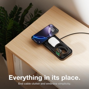 Statie de incarcare wireless NOCO XGrid XDP3, 3-in-1, 45W, MagSafe, Qi2 - Img 3