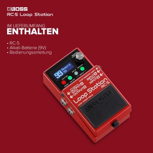 Statie de Looping BOSS RC-5 13 ore inregistrare, 32-Bit, LCD colorat - Img 6