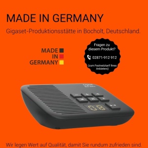 Statie DECT Gigaset Box 200A cu raspuns automat, 6 mobilteile, negru - Img 5