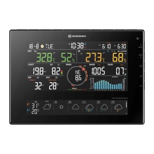 Statie Meteo Bresser 11-Zile 4Cast CV WLAN 7-in-1 Solar, Negru - Img 3