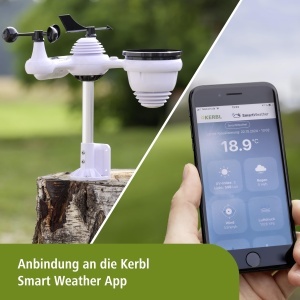 Statie Meteo Digitala Kerbl 7-in-1 cu WiFi, Monitorizare Temperatura si Umiditate - Img 3