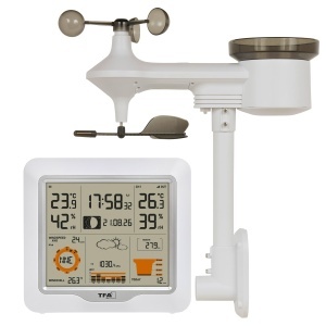 Statie Meteo Digitala TFA Dostmann Weather One 5-in-1, Alarma, Alb