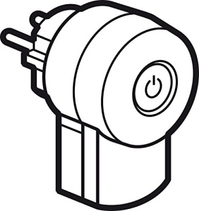 Stecher LEGRAND 050409 cu LED ONOFF AlbGri 16A 3680W - Img 3