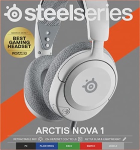 SteelSeries Arctis Nova 1 Gaming Headset Alb Hi-Fi Surround 360deg - Img 16