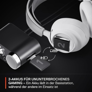 SteelSeries Arctis Nova Pro Wireless Casti Gaming Active Noise Cancellation Alb - Img 5