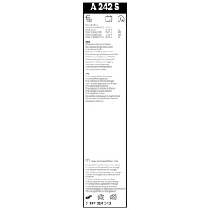 Stergatoare parbriz Bosch Aerotwin A242S, Set 600mm550mm, compatibil cu Mercedes-Benz - Img 3