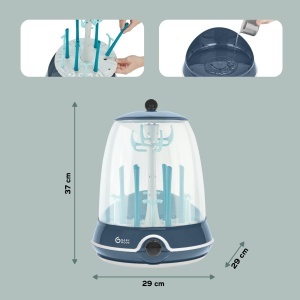 Sterilizator 2-in-1 Babymoov Turbo Plus pentru Biberon, 6 Flaconi, 6 Minute - Img 6