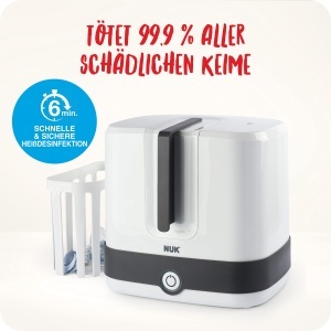 Sterilizator de sticle NUK Vario Express Capacitate 6 sticle Sterilizare in 6 minute - Img 2