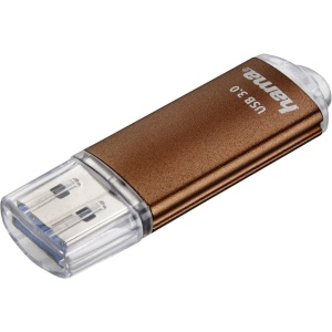 Stick USB Hama Laeta 64GB, USB 3.2, 70 MBs, culoare bronz