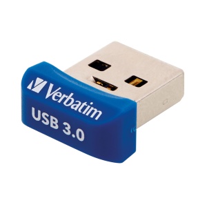Stick USB NANO Verbatim 32 GB, USB 3.0, design superflat, albastru - Img 7