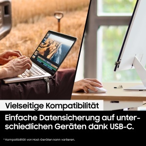 Stick USB Samsung BAR Plus, 256 GB, 400 MBs, Titan Gray - Img 4