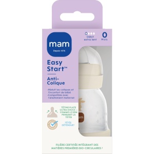 Sticla anti-colici MAM Easy Start 130 ml, culoare sand, flux lent - Img 2