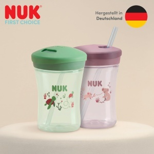 Sticla cu pai NUK First Choice, 230 ml, design Lilo Stitch, pentru copii - Img 6