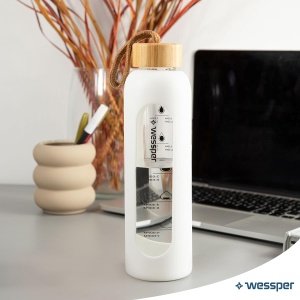 Sticla de Apa Wessper B1, 500ml, Borosilikat, Alb - Img 2