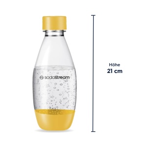 Sticla de plastic SodaStream 0,5L, set 2 bucati, galbena si verde - Img 4