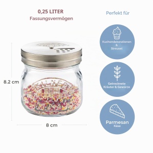 Sticla de Presiune Kilner 250 ml cu Capac Rotativ din Otel Inoxidabil - Img 3