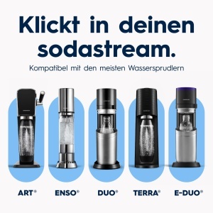 Sticla din otel inoxidabil SodaStream Fizz Go 0,9L, culoare albastra - Img 6
