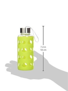 Sticla din sticla IBILI Lake, 400 ml, Verde, Borosilikat - Img 3