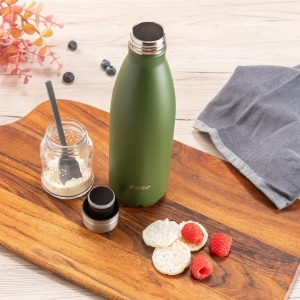 Sticla izolanta din otel inoxidabil Reer 500ml, verde, pentru prepararea hranei pentru bebelusi - Img 6