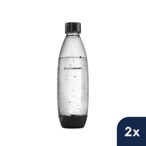 Sticla pentru apa carbogazoasa SodaStream FUSE 1L, 2 bucati, Negru - Img 4