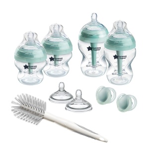 Sticla pentru bebe Tommee Tippee Anti-Kolik, 150ml si 260ml, 4 biberonase incluse