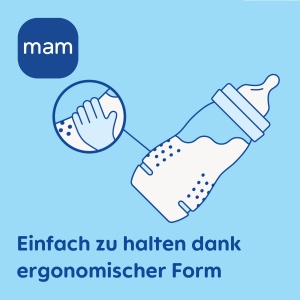 Sticla pentru bebelusi MAM Easy Active 270 ml, 0 luni, design ergonomic - Img 5