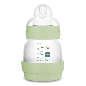 Sticla pentru bebelusi MAM Easy Start, 130 ml, anti-colici, culoare neutra