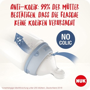 Sticla pentru bebelusi NUK First Choice Set 3 bucati 150 ml gri si alb - Img 3