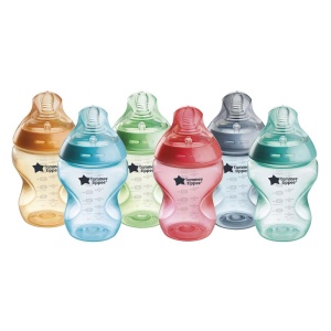 Sticla pentru bebelusi Tommee Tippee Natural Start 260ml, anti-colica, BPA-free, 6 bucati