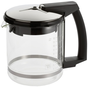 Sticla pentru Espresso Krups F04642, 12 cesti, neagra