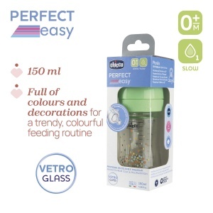 Sticla pentru hranirea bebelusului Chicco Perfect Easy, 150 ml, Anti-colic, Transparenta - Img 6