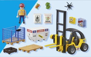 Stivuitor cu jucarii PLAYMOBIL MyLife, pentru copii de la 4 ani, set promo - Img 7