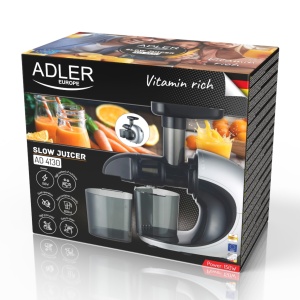 Storcator Adler 150 W: puternic, compact, usor de curatat - bucurati-va de un suc hranitor cu toata simplitatea - Img 3