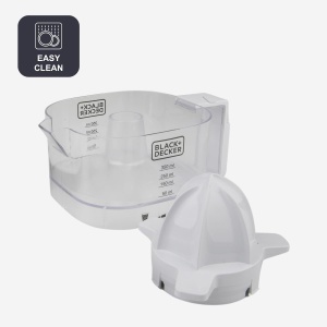 Storcator citrice BlackDecker BXCJ25E 25W 350ml Alb - Img 5
