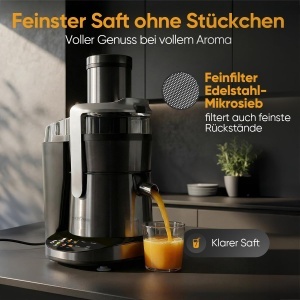 Storcator de fructe ProfiCook PC AE 1326, 1000W, inox, capacitate 1L - Img 6