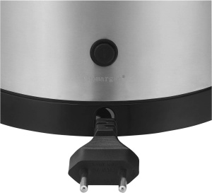 Storcator electric de portocale WMF Profi Plus, storcator de lamaie cu parghie din otel inoxidabil, storcator de lamaie, storcator de citrice, storcator de portocale cu suport pentru fructe, 160 wati, opritor de picurare, otel inoxidabil mat - Img 6