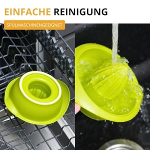 Storcator Westmark Lamaie/Citrice cu Recipient, Diametru: 18,7 cm, Capacitate: 350 ml, Plastic, Lime, Verde Mar, 3091227A - Img 12