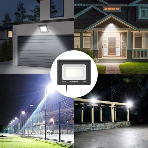 Stralucitor LED 50W GRIFEMA, 5500LM, 6500K, Negru - Img 6