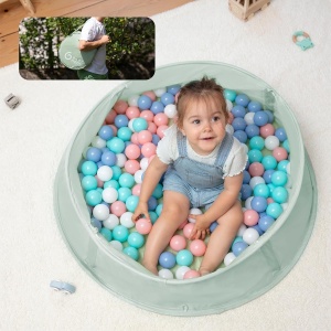 Strandmuschel Babymoov Aquani Provence - 3-in-1 cu UV Protectie LSF 50, Planschbecken si Reisebett - Img 7