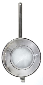 Strecuratoare Hendi din otel inoxidabil 1810 plasa fina diametru 245 mm lungime 460 mm
