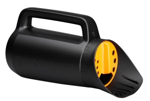 Strecurator manual Fiskars Solid, 30 cm, pentru sare, ingrasamant, nisip, plastic armati, negru-portocaliu - Img 8